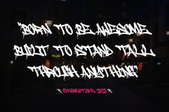 Meltdown Phantom| Urban Handwritten Drip Graffiti Font Product Image 5