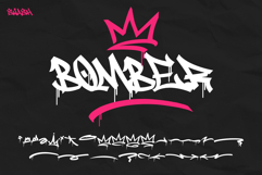 Meltdown Phantom | Urban Drip Graffiti Font | Webfont Product Image 6