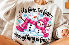 Meltdown Snowman Christmas Sublimation, Funny Christmas PNG Product Image 3