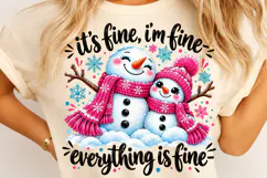 Meltdown Snowman Christmas Sublimation, Funny Christmas PNG Product Image 4