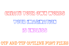 Melting Letters Alphabet Font Hand Drawn ABC OTF TTF Type Product Image 3