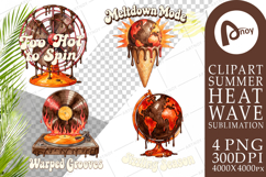 Melting Retro Object 70s Sublimation Product Image 1