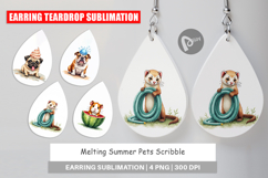Melting Summer Pets Earring Product Image 1