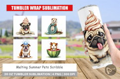Melting Summer Pets Tumbler Product Image 1