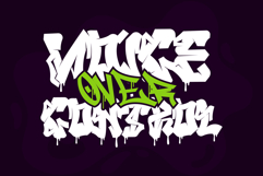 Melttrax | Wild Dripping Graffiti Webfont for Urban Street Product Image 6