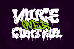 Melttrax | Dripping Graffiti Font | Wildstyle | Halloween Product Image 2