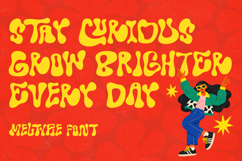 Meltypie - Retro Groovy Melted Display Font Product Image 10