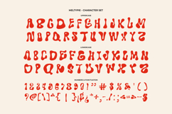 Meltypie - Retro Groovy Melted Display Font Product Image 17