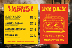 Meltypie - Retro Groovy Melted Display Font Product Image 9