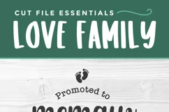 Promoted to Memaw svg - this sweet Memaw SVG file is perfect for creating an adorable Memaw shirt or tote bag with your Cricut!!