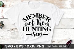 Member of the hunting crew SVG - Easter Design Product Image 1