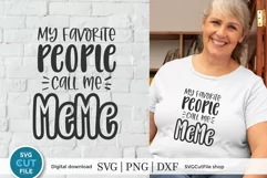 MeMe svg - perfect for creating an adorable Grandma MeMe shirt or tote bag!