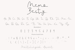 Memo Besty a Monoline Script Font Product Image 6