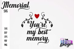 Memorial SVG |Memorial Design Quotes SVG|Family Memorial SVG Product Image 1