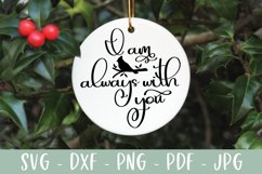 I Am Always With You Cardinal Memorial Christmas Ornament Product Image 1