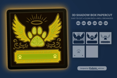 Memorial Pet 3D Layered Shadow Box Product Image 3