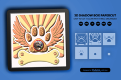 Memorial Pet 3D Layered Shadow Box Product Image 2