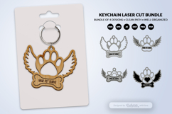Memorial Pet Keychain Laser Cut Product Image 2