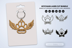 Memorial Pet Keychain Laser Cut Product Image 3