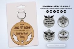 Memorial Pet Keychain Laser Cut Product Image 3