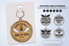 Memorial Pet Keychain Laser Cut Product Image 5