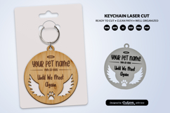 Memorial Pet Keychain Laser Cut Product Image 2
