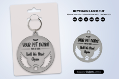 Memorial Pet Keychain Laser Cut Product Image 1