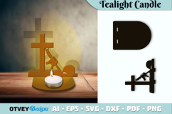 Memorial Soldier Tealight Candle Holder Lasercut Product Image 1