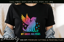 My Angel Has Paws SVG for Cricut Memorial Sign SVG Cut File Product Image 8