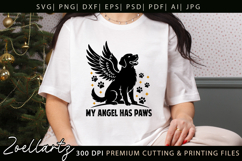 My Angel Has Paws SVG for Cricut Memorial Sign SVG Cut File Product Image 2