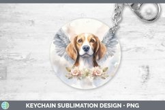 GorgeousMemorial Watercolor Keychain design.
