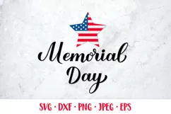 Memorial Day SVG. American Patriotic SVG cut file Product Image 1