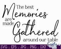 Farmhouse Sign Home Svg, The Best Memories Are Made Gathered Product Image 2