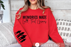 Memories made love that grows Sleeve Svg Design Product Image 1