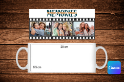 Memories Mug. Memories Template. Mug Canva Template. Product Image 2