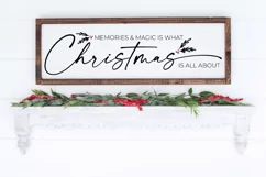Farmhouse Christmas Sign SVG - Magic and Memories Product Image 2