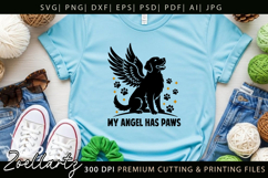 My Angel Has Paws SVG for Cricut Memorial Sign SVG Cut File Product Image 4