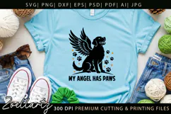 My Angel Has Paws SVG for Cricut Memorial Sign SVG Cut File Product Image 4
