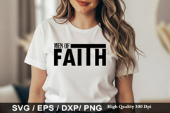 Men of faith - Christian SVG Design Product Image 1