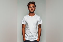 White T Shirt Logo Branding Mockup Product Image 1