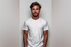 White T Shirt Logo Branding Mockup Product Image 1