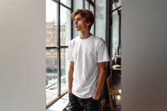 White T Shirt Logo Branding Mockup Product Image 1