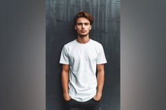 White T Shirt Logo Branding Mockup Product Image 1