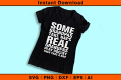 Real Grandpas Play Bocce SVG | Funny Grandpa Bocce Design Product Image 3