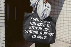 Menscity - Futuristic Sporty Font Product Image 4