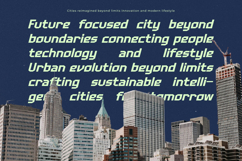 Menscity - Futuristic Sporty Font Product Image 7