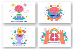11 World Mental Health Day Illustration Product Image 3