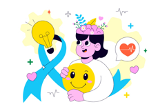 10 World Mental Health Day Illustration Product Image 4