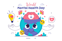 11 World Mental Health Day Illustration Product Image 4