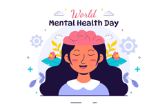 11 World Mental Health Day Illustration Product Image 5